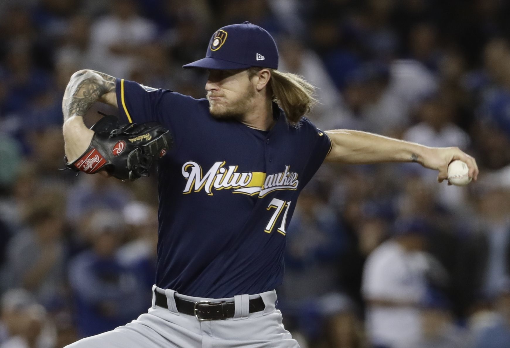 Dodgers 2, Brewers 1